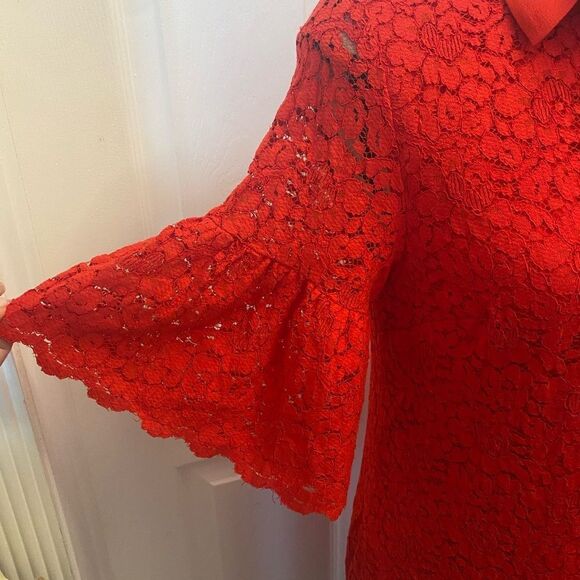 Banana Republic lace red dress, S - Picture 3 of 8